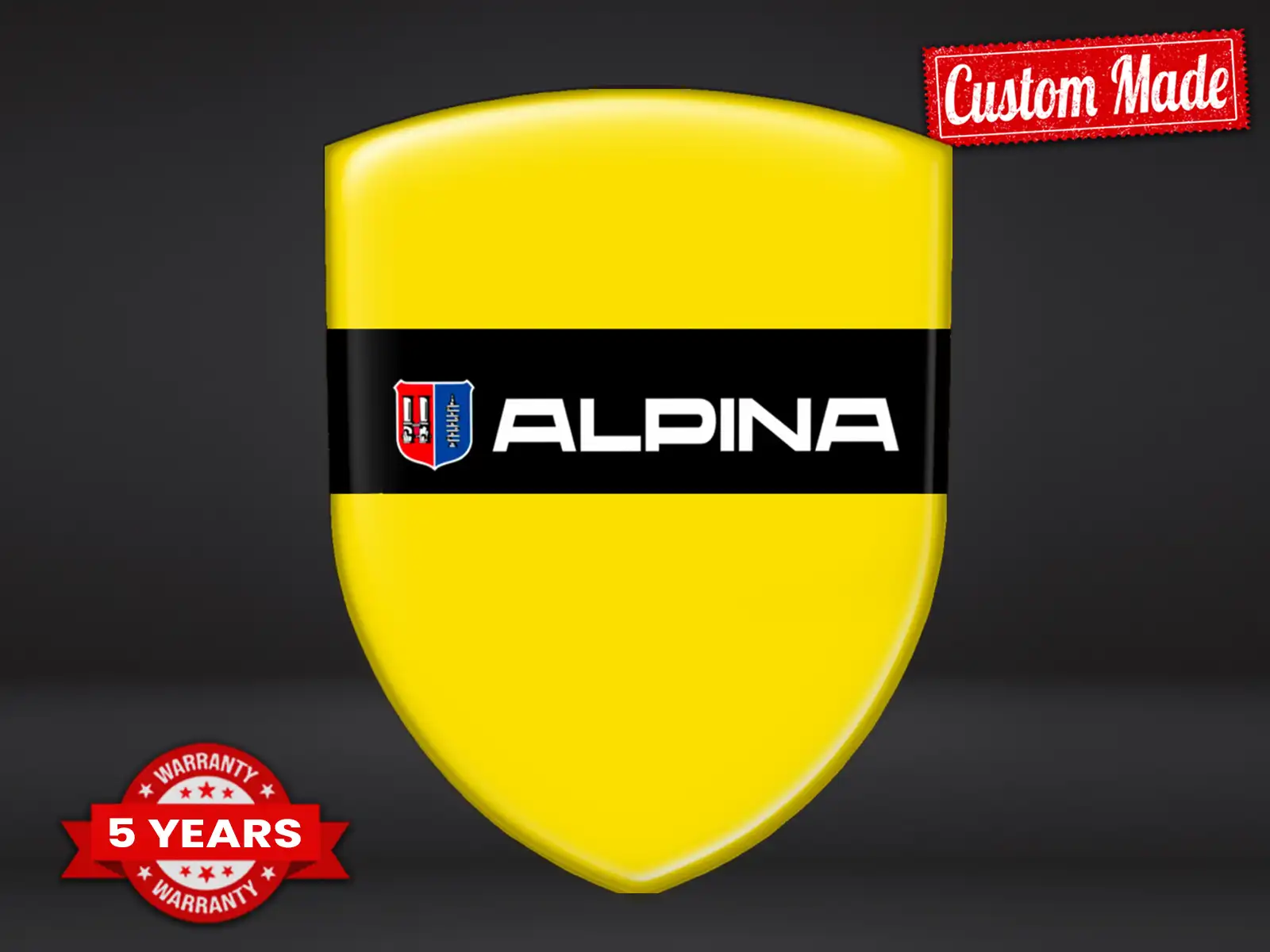 Alpina Design Adesivi Auto Limitati Sportivi Regolabili